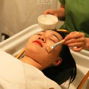 Liệu trình chăm sóc và nuôi dưỡng da mặt tại Aman Spa.